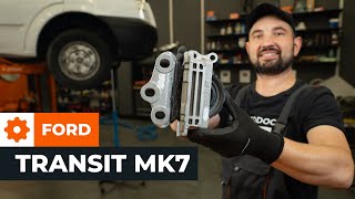 Kā nomainīt: labās puses dzinēja spilvens FORD TRANSIT MK7 [AUTODOC VIDEOPAMĀCĪBA]