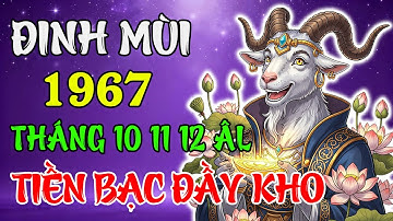 Tử Vi Tháng 10 – 11 – 12 Âm 2025 Tuổi Đinh Mùi 1967 | Quý Nhân Độ Mạng, Phúc Đức Tràn Về