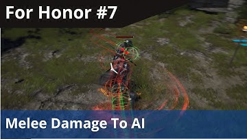 Unreal For Honor Combat Tutorial #7 - Apply melee damage to AI (using tracing)