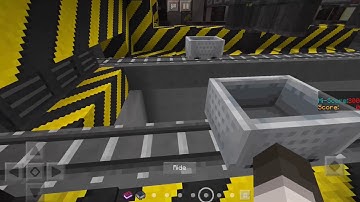 Working at Creeper Factory in Minecraft