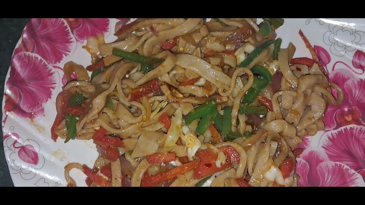aata noodles banaye Bachcho ke Kuch Healthy#food - YouTube