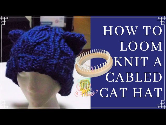 How To Loom Knit a Braided Cat Hat - YouTube