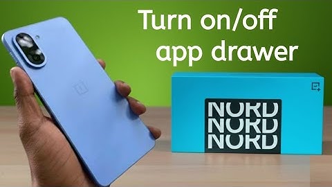 OnePlus Nord CE5: de app-lade in- en uitschakelen