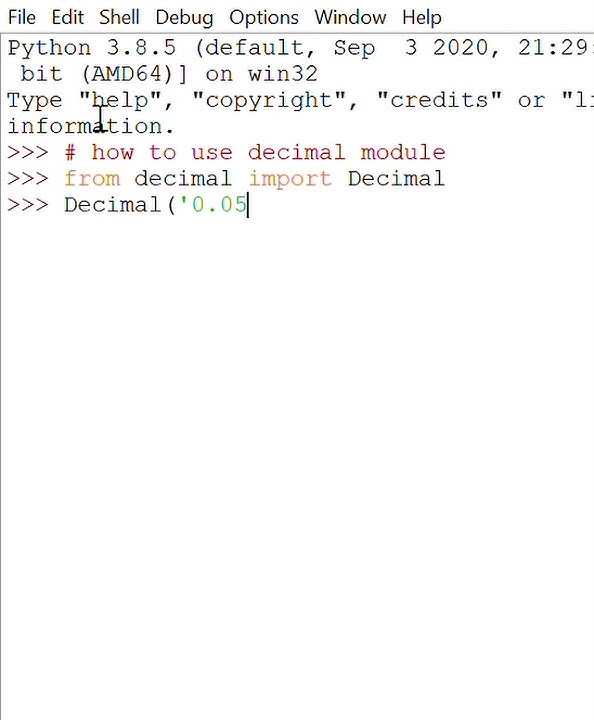 How to calculate decimals in python - YouTube
