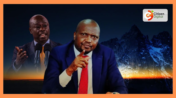 CS Moses Kuria says DP Gachagua's impeachment motion is on the way