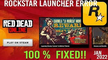 HOW TO FIX ROCKSTAR LAUNCHER ERROR (sECRET FIX) 2022