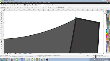 Basic flat sketch using CorelDRAW for Begineers