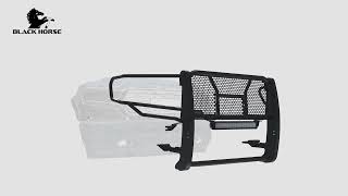 RAM 1500  rocking a fierce grille guard. Watch the installation and witness the transformation.