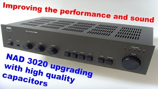 How to improve the NAD3020 audio amplifier