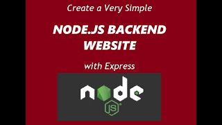 Create a simple Node.js backend website by using Express package screenshot 2