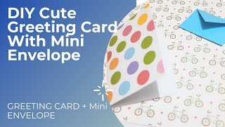 #greetingcardwithminienvelop #shorts How to make Cute Greeting Card With Mini Envelope.