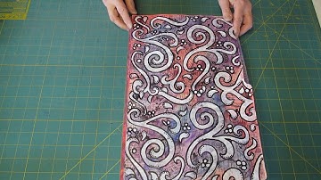 The Making of: Ephemera Storage, Attaching the Cover, Part 3