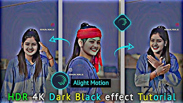 New Alight motion HDR Color Editing || Alight motion HDR video editing | Technical Asmatali 