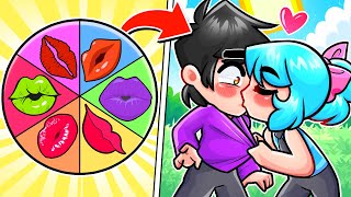 ¡RULETA de BESOS en MINECRAFT! 😱💋 SRJUANCHO Y SRTACATANA SE BESAN en LA RULETA 💏 MINECRAFT ROLEPLAY