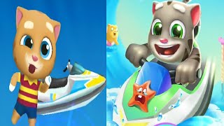 Talking tom jetski New Game 2023 Android Gameplay #3 - TALKING GINGER screenshot 3