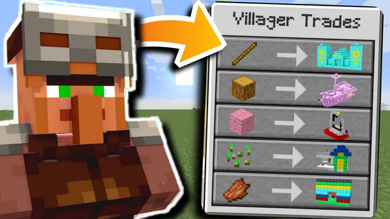 Minecraft, But Villagers Trade OP Structures । Minecraft
