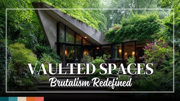 Vaulted Brutalist Residences – Arched Concrete Interiors with Monumental Refinement