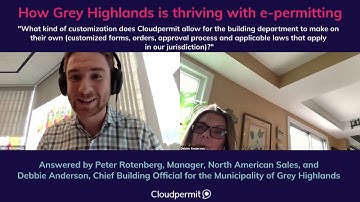 How Grey Highlands is thriving with e-permitting – Configuration