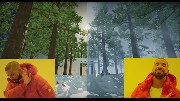 Flax Engine Tutorial - How to create Volumetric Fog For Forest