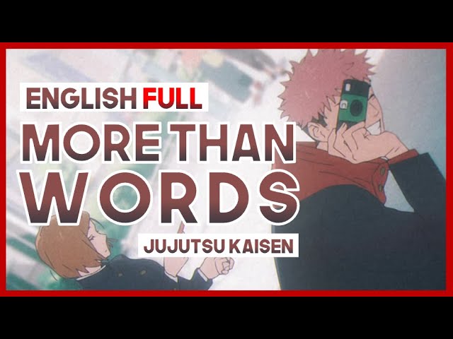【mew】 "more than words" FULL Hitsujibungaku ║ Jujutsu Kaisen Season 2 ED 2 ║ ENGLISH Cover & Lyrics
