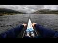 Silent scottish loch solo rowing trip  no talking