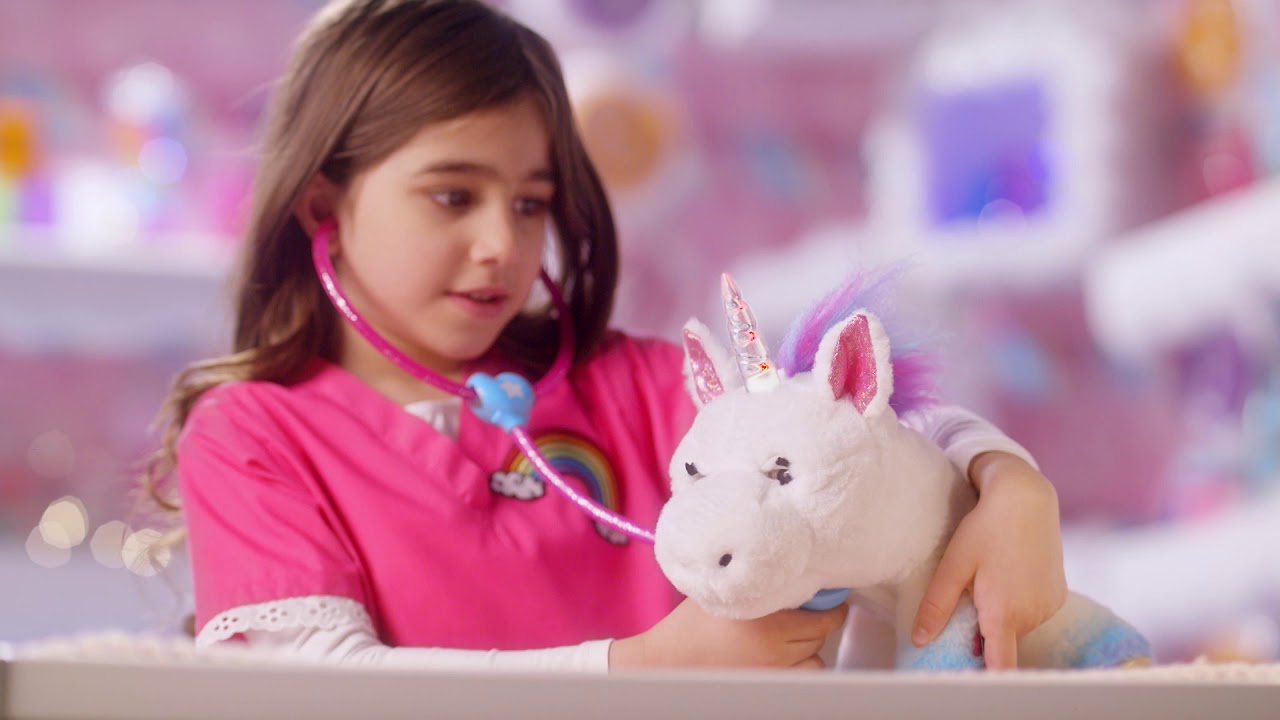 rainglow unicorn vet set