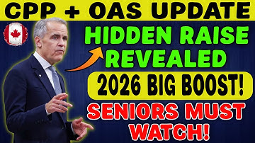 🔴 LIVE: Massive CPP & OAS 2026 Changes – Hidden Boost Canadian Seniors Never Expected!