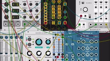 Doohraya #1 #modularmusic generative patch development with #mirack   No talk no edits