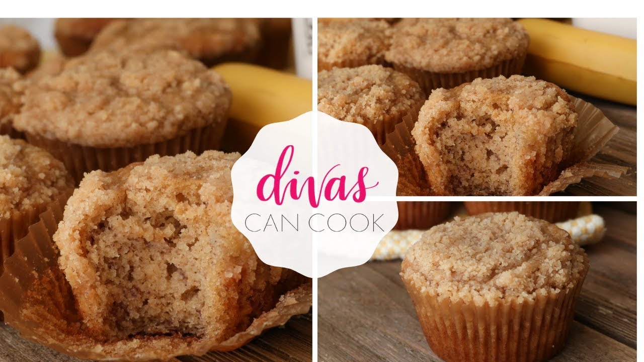 How to Make Banana Bread Muffins (Bakery-Style) | Divas Can Cook