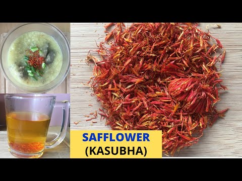 SAFFLOWER –Carthamus tinctorius | HEALTH BENEFITS OF SAFFLOWER OR KASUBHA (Tagalog) | Safflower tea