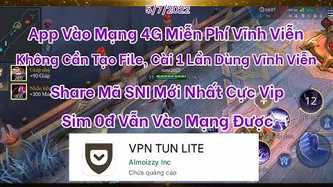New SNI - App Vào Mạng 4g Miễn Phí Vĩnh Viễn Không Cần Tạo File, Share Mã SNI Mới Nhất Cực Ngon.
