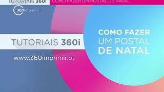Como fazer um Postal de Natal