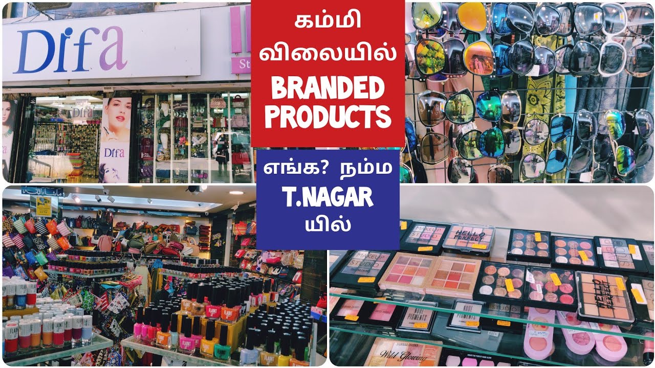 T Nagar Shopping Vlog | Difa Showroom | Imported & Branded Products ...