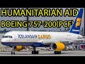 Humanitarian Aid for Ukraine! Icelandair Cargo Boeing 757-200(PCF) in Montreal (YMX/CYMX)