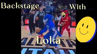 Best Funny Moments Luka Doncic Magic Shots Backstage with Luca NBA