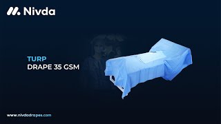 Nivda TURP Drape 35 GSM | Transurethral Resection Drape | Urology Surgical Drape  | Urology Drape