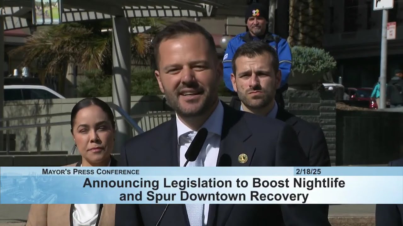 Announcement of Legislation to Boost Nightlife and Spur Downtown Recovery