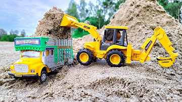 Jcb tractor soil loading video | tractor video | jcb video | gadi | jcb 5cx |@MrDevCreators