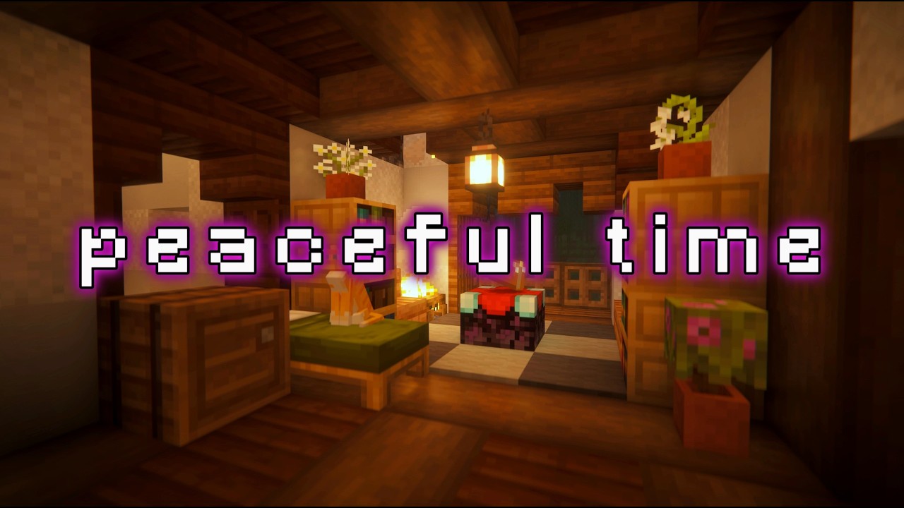 this is your peaceful time... (cozy minecraft cabin ambience for sleep ...