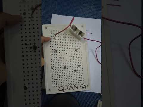 Video Thực Hành lắp mạch bảng điện 1 cầu chì 1 công tắc điều... - youtube