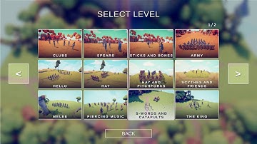 Totally accurate battle simulator (TABS) The Introduction SWORDS AND CATAPULTS walkthrough