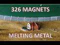 Many Moving Magnets Melting Metal