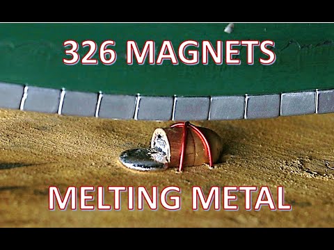 Many Moving Magnets Melting Metal