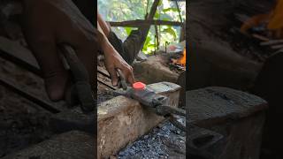 Traditional Blacksmith Nail Forging 🔨 Handmade Iron Nail Craft #blacksmith #handmade