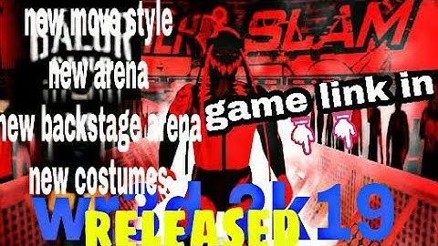 Wr3d 2k19mod with new move style