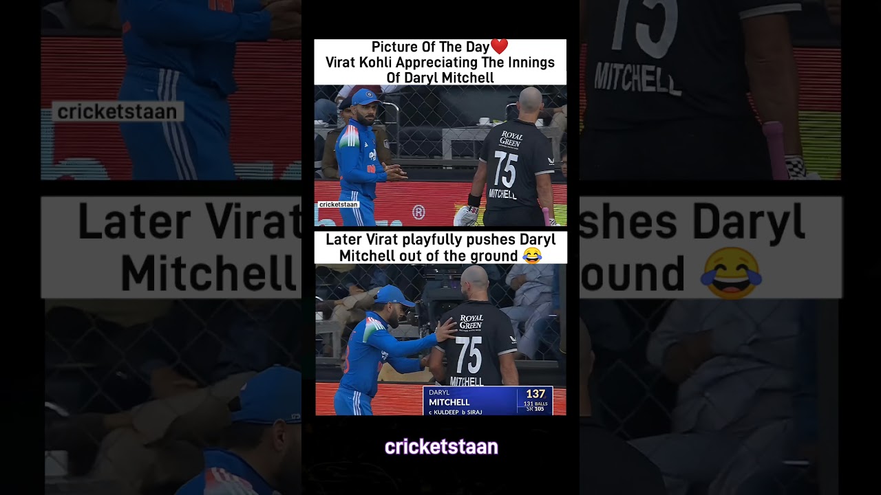 virat kohli on appreciating daryl mitchell innings at indore