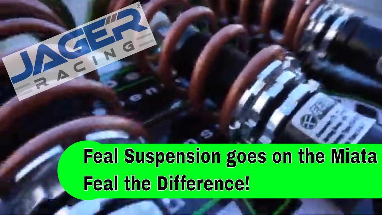 Feal Coilovers on a NA Mazda Miata... FEAL THE DIFFERENCE
