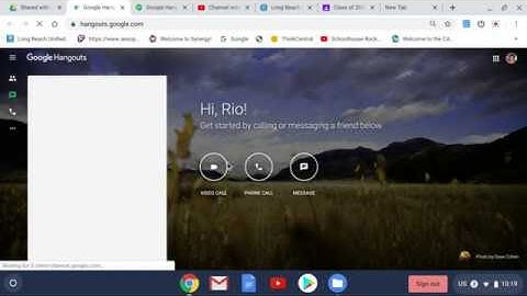 Rio George - Google Hangouts Tutorial part 2