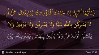 Al-Mumtahanah ayat 12
