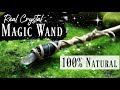 How to make a REAL Magic Crystal Wand DIY ♥ 100% Natural Wand Tutorial without Glue! ♥ #MagicWands